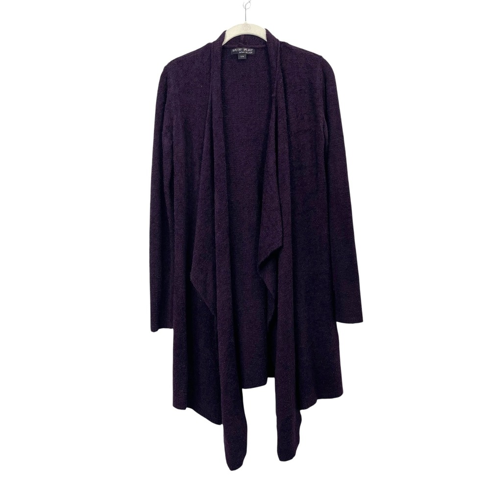 BAREFOOT DREAMS bamboo Chic Lite Calypso Wrap cardigan Size S/M purple boho cozy